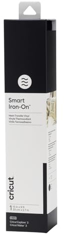 Cricut Iron-On Smart Vinyl 9ft-Black