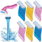 Honoson 30 Stücke Bikini Rasierer Schönheit Rasierer Bikini Linie Trimmer T-Typ Persönlicher Damen Bikini Rasierer Kleine Achsel Trimmer (Hellblau, Hellgelb, Hellrosa, Rose, Blau, Tiefrosa)