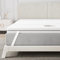 BedStory Bamboo Charcoal Memory Foam Topper Mattress Topper 160 x 190 x 6 cm