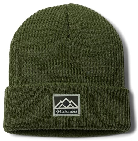 Columbia Unisex Whirlibird Cuffed Beanie, Canteen/Greenscape Marled/Mountains, O/S