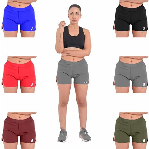 MMA Shorts Damen BJJ NO GI Grappling Jiu-Jitsu Muaythai MMA Cross Training Kickboxen MMA Shorts, GRAU, Klein