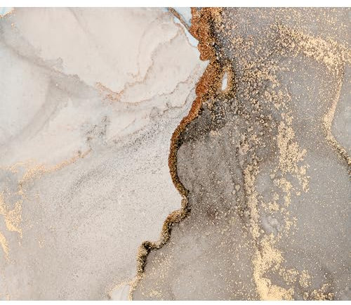 murando - Vlies Fototapete Steinwand 350x256cm Vlies Tapeten Wandtapete XXL Wanddeko Mustertapete Design Wand Dekoration Vliestapete Wohnzimmer Schlafzimmer Büro Flur Marmoroptik Braun a-B-10088-a-a