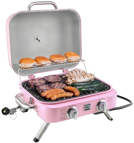 Kenmore Griglia a gas portatile retrò a 2 fuochi