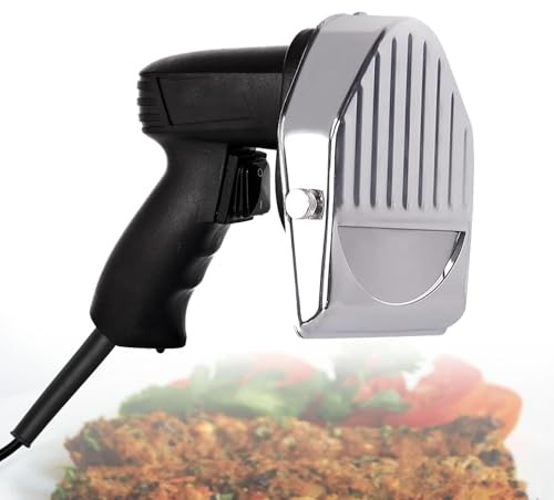 UORDBY Coltelli Portatili per Kebab Wireless/Wireless, Coltello Elettrico per Gyros Commerciale, Macchina per shawarma, affettatrice per Kebab con 2 Lame, per Macchine shawarma Wiretype