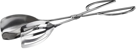 Winco Stainless Steel Salad Tongs, Scissor Style, 10