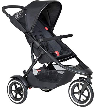 Ausstellungsstück Phil&teds Sport V6 2019+ - Passeggino con coprisedile, colore: nero
