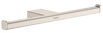 Hansgrohe AddStoris 41748820 Porte-Papier Toilette Moderne en Nickel brossé