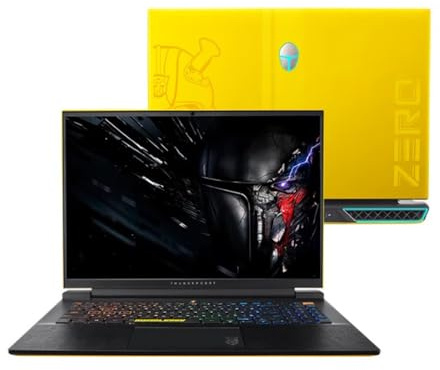 Thunderobot Zero (2024) Gaming Laptop, 16 QHD+ 240hz 2.5K Display, i9-14900HX, RTX 4070, 32GB DDR5 RAM, 1TB SSD, RGB Backlit Keyboard, Wi-Fi 6, Windows 11 Pro, Yellow