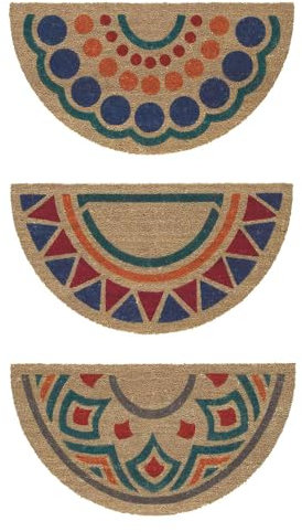 ZERBINO MEZZALUNA 'TROPICAL' cm. 40 x 70 fantasia