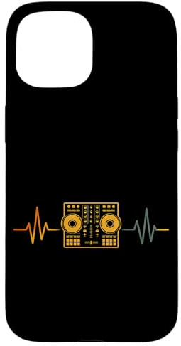 Contrôleur DJ Heartbeat Line Conception de producteur de Coque pour iPhone 15