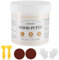 SEISSO Wood Filler, 500g Cedar Wood Repair Putty, Furniture Repair Set for Repairing Scratches, Stains, Cracks, Hole, Table, Bed, Cabinet, Paintable Stainable & Quick Drying (Cedar)