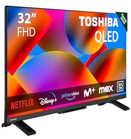 Toshiba 32QV2F63DG - TV QLED 32 (80 cm) - FHD 1920 x 1080 - DTS Virtual:X - Smart TV - 2 x HDMI