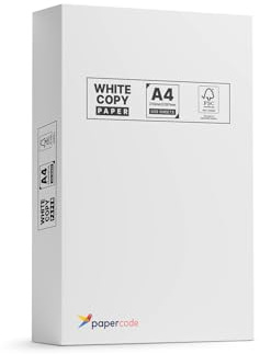 Papercode A4 75gsm Copier Paper –High-Quality White Printer Paper for Home & Office –Jam-Free, Quick Dry –Suitable for Inkjet & Laser Printers (Single Ream)