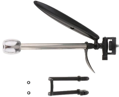 NUOBESTY Portatilper Smartphone Stabilizzatore Maneggevolper Fotografia Outdoor Compatibile con Cellulari Facile Trasportare per con Nero