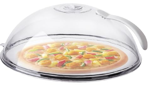 Protección contra salpicaduras para microondas - Protección contra salpicaduras, utensilios de para horno, manijas de alimentos para hornear, recalentar de cocina, protección de organizador