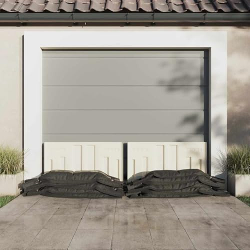 Generico Sacchi di Sabbia 10 pz Verde Scuro 103x25 cm in HDPE,Stoccaggio Industriale