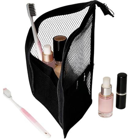 Generico Borsa Portaspazzolini | Organizzatore autoportante | Necessaire Impermeabile con Supporto per Spazzolino | Per Donne, Penne, Bagno, Hotel, Vacanza, Vacanze