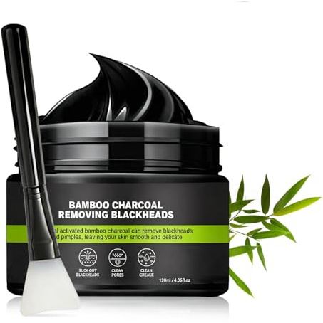 120ml Peel Off Mascarilla, Mascarilla Removedora de Puntos Negros, Elimina los Puntos Negros la Cara y la Nariz, Encogimiento de Poros, Cepillo, Para Hombres y Mujeres