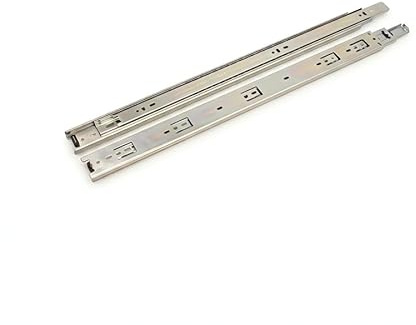 GAMET guía de bolas para cajón PK44 550 mm x 45 mm, extracción total, carga 35 kg, 1 par