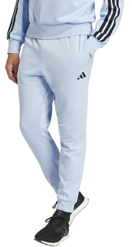 adidas Essentials Feel Cozy Fleece-Hose für Herren, Blau/Schwarz, 3XL