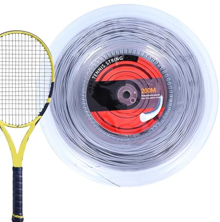 Sirseon Cordage de Raquette de Tennis,Cordage de Raquette de Tennis,Corde Stable de 656 Pieds | Améliorez l'expérience de Frappe, Corde 16G/1,35 mm pour Les Joueurs de Tennis, Fournitures de Sport