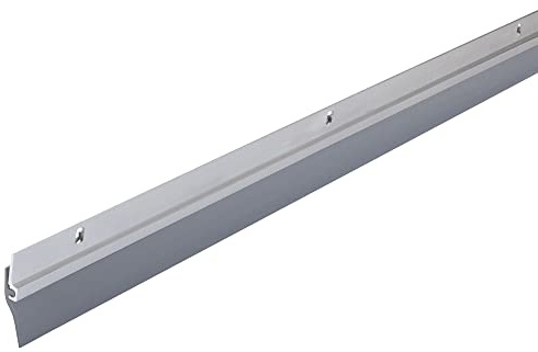 M-D Building Products 05090 36 in. Silver Aluminum and Vinyl Standard Screw-on Door Sweep
