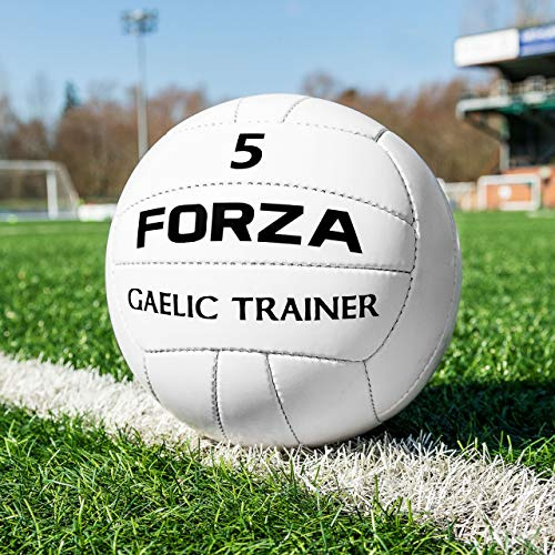 Forza Gaelic balón de fútbol | Hola Tech Airlock Bladder | 100% cosido a mano GAA Ball, color Size 4, tamaño Pack Of 13