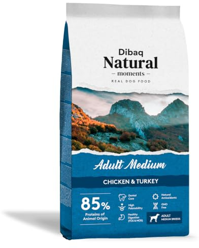 Dibaq Natural Moments Adulto Razas Medianas, 15 kg