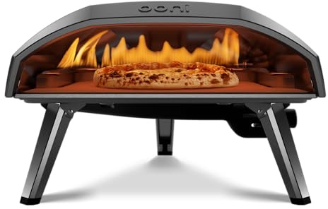 Ooni Koda 16 Gas Pizzaofen – 50 mBar Outdoor Pizzaofen Gas – Gartenofen für Grillen, Kochen und Backen – Gartenofen für Pizzas – Pizza Oven – Backt Pizzen in nur 60 Sekunden - (DE|AT- 50 mBar)