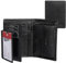 Dolphin® Herren Leder Geldbörse “Rapid Pay” - Brieftasche mit kontaktloser Schnell-Zahlungsfunktion in 3 Größen - Hochformat u. Querformat - Portemonnaie mit RFID Schutz (L - Hochformat)
