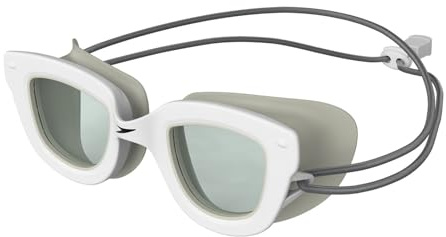 Speedo Sunny G Seasiders Gafas de natación Junior Unisex, Blanco/gris, One Size