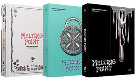 Dreamus ZB1 ZEROBASEONE MELTING POINT 2nd Mini Album 3 Ver Set - Display Album, 161 x 220mm, 100% Original Item