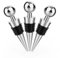 ROJINKADE 3PCS Wine Bottle Stoppers - Bottle Saver Sealer for Wine Collection, Beer, Prosecco & Champagne