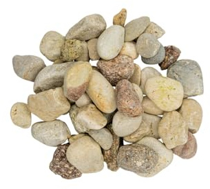 ValOak Ciottoli di Fiume | Pietre Arrotondate Per Giardinaggio e Decorazione | Confezione da 900gr | Made in Italy (15/25)