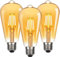 Edison Vintage ampoules, lot de trois nuodifan Edison LED lampes blanc chaud E27 Vintage ampoules sont idéales pour la nostalgie et la maison café bar rétro éclairag