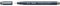 Pentel Pointliner S20P-5N, Fineliner, grau, wasserfest und lichtecht, 0.5 mm, 1 Stück (1er Pack)