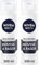 NIVEA MEN Peau Sensible Mousse à Raser (200 ml), crème de rasage enrichie en camomille et en hamamélis, soin rasage 0% alcool pour homme (Lot de 2)