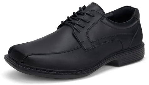 HEEZ Mens Dress Shoes Split leather Oxford Shoes Formal Business Shoes