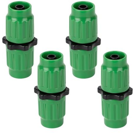4-Pack Expandable Hose Repair Kit, Universal Female/Male Connectors for Leak Fix & Extension, Fits Pocket Hose & Expandable Garden Hoses, Durable Repair Accessories