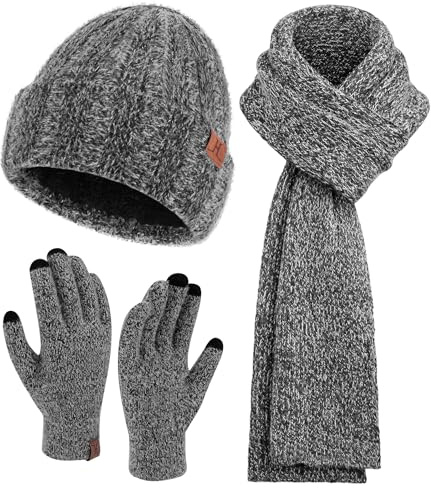 Bequemer Laden Cappello Berretto Pile Guanti Sciarpa Donna Invernale Regalo