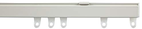 Aluminium Fixed Curtain Track (White, 200cm)