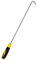 Operitacx Long Handle Manhole Cover Hook with Rubber Grip 50Cm Steel Roller Shutter Door Hook for Effortless Home Use