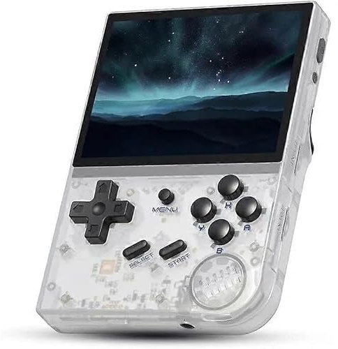 iTAP RG35XX Retro Handheld Game Console | 3.5” IPS Display | 64GB SD Card with 6900+ Classic Games | Linux OS, Quad-Core CPU, HDMI & TV Output | 2100mAh Battery, Supports PS1/GBA/NEOGEO/MD