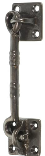 DOITOOL Boucle De Porte Vintage En Cuivre 12 Cm, Crochet Coupe-vent Pratique Et Boucle De Fenêtre Antique, Installation Facile, Accessoire Déco Maison Campagne, Lot Unique