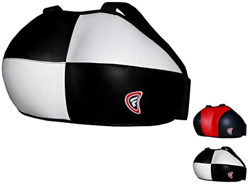 Farabi Ladies Chest Guard Chest Protector Breast Protection Boxing MMA Muay Thai Martial Art Protective gear Chest Guard (White/Black, S/M)
