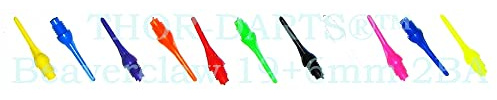 Softdart-spetsar Thor Beaverclaw 19 mm + gänga (2 BA) i 11 färger (500 stycken, ljusblå)
