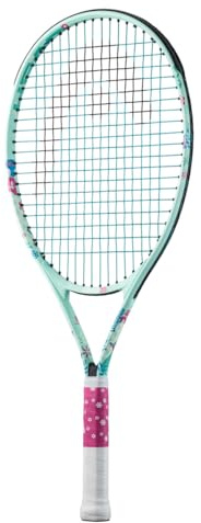 HEAD Unisex Youth Coco 25 - Raqueta de Tenis (8-10 años), Color Rosa y Azul Claro