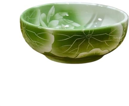 Bathroom Vessel Sink Countertop Basin Hand Wash Basin Art Hand-Painted Hand Wash Basin Ceramic Bathroom Round Sink Household Washbasin Vanity Sink