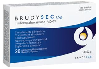 BRUDYLAB - Brudy Sec 1,5G - Omega-3 EPA DHA - Vitaminas y Minerales para la Vista - Salud Ocular - Contribuye al Mantenimiento de la Visión Normal - 30 Cápsulas