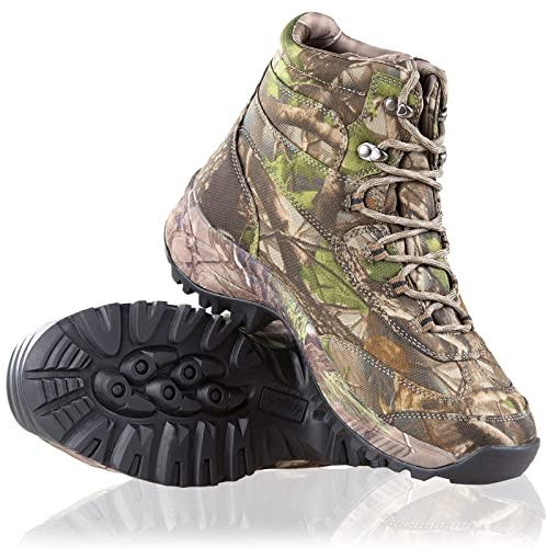 HANAGAL Hunting Boots Lightweight EVA Midsole Waterproof Mens Work Boots Anti-wicking Military Tactical Army Combat Hiking Boots for Men Size 11